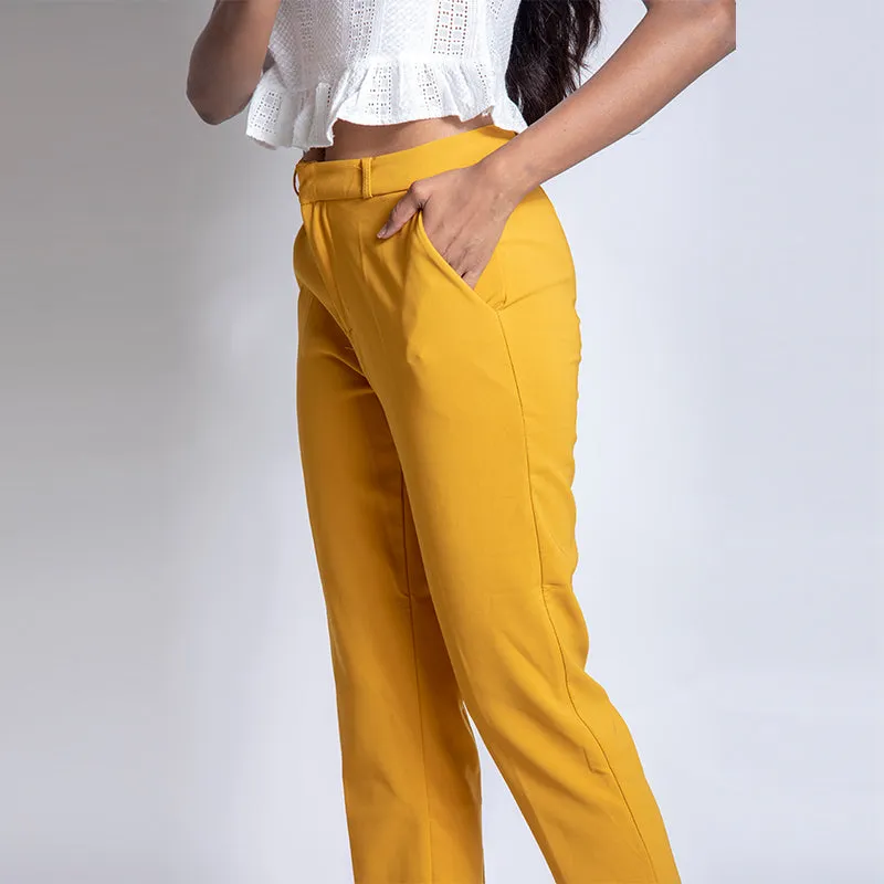 High Waisted Smart Trouser