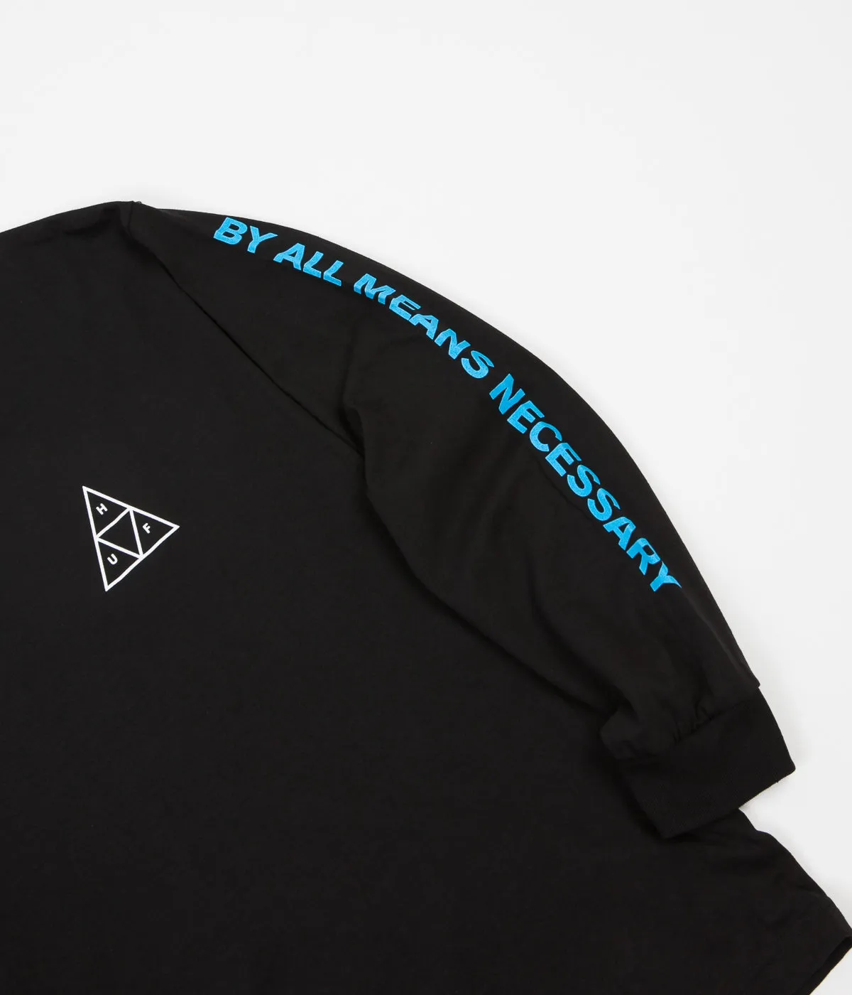 HUF Multi Triple Triangle Long Sleeve T-Shirt - Black