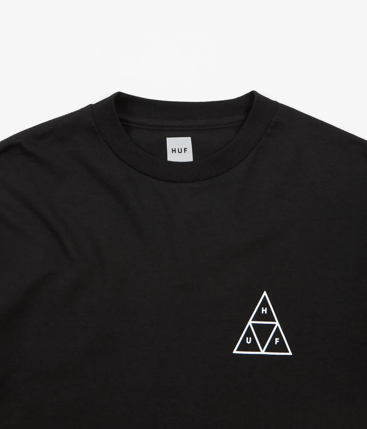 HUF Multi Triple Triangle Long Sleeve T-Shirt - Black