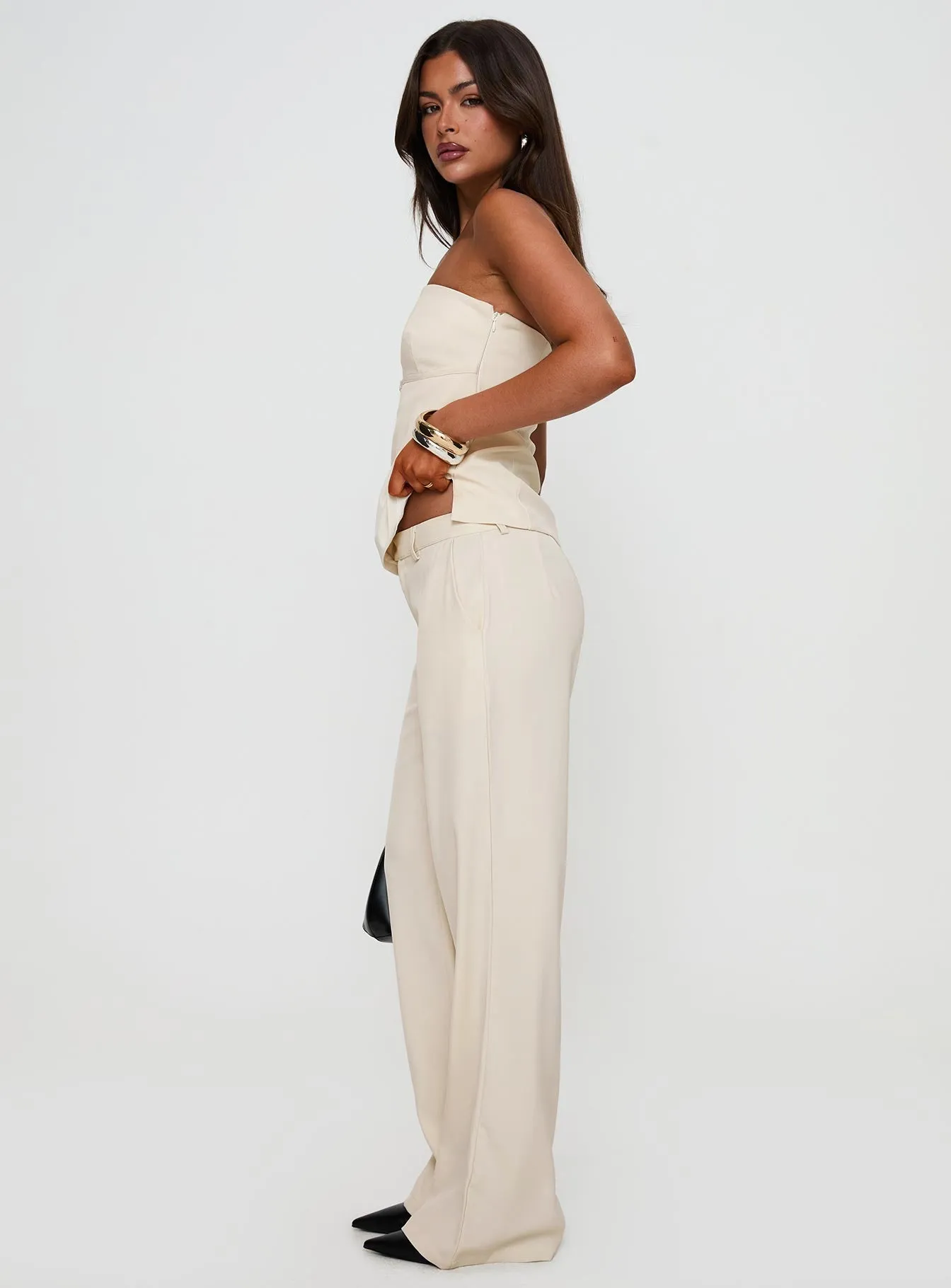 Irresistible Wide Leg Pant Cream