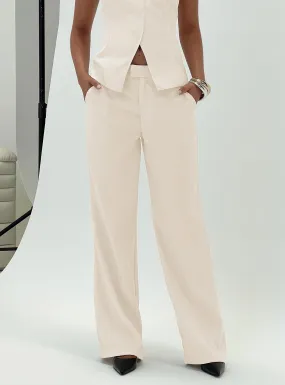 Irresistible Wide Leg Pant Cream