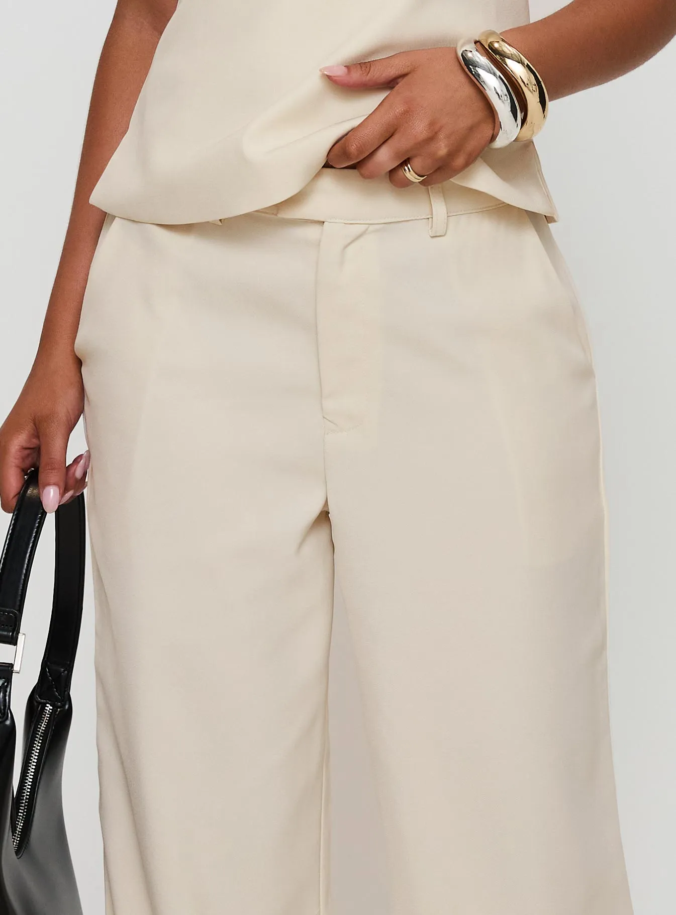 Irresistible Wide Leg Pant Cream