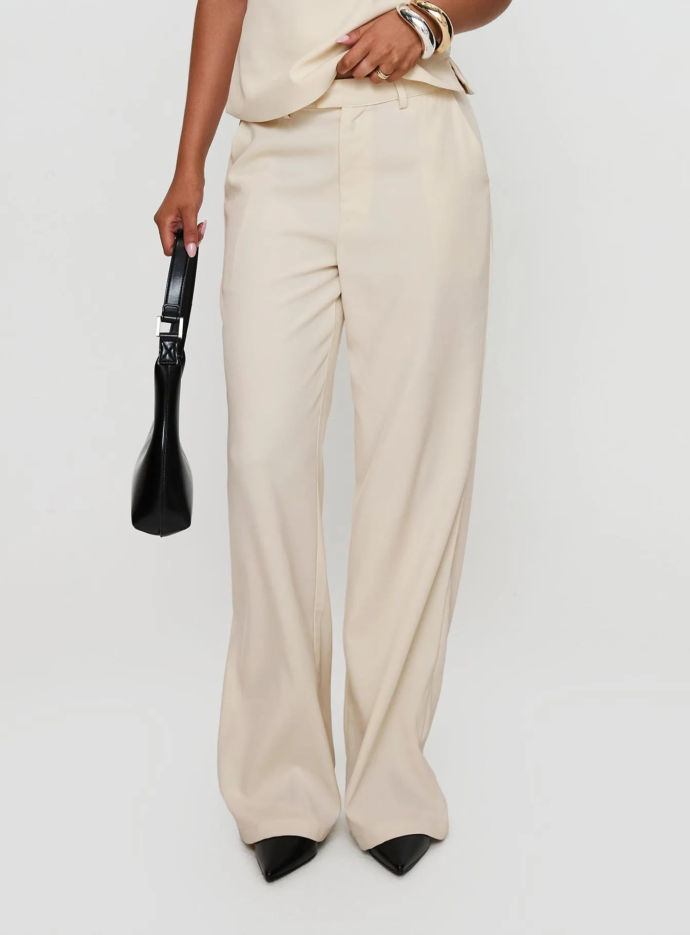 Irresistible Wide Leg Pant Cream