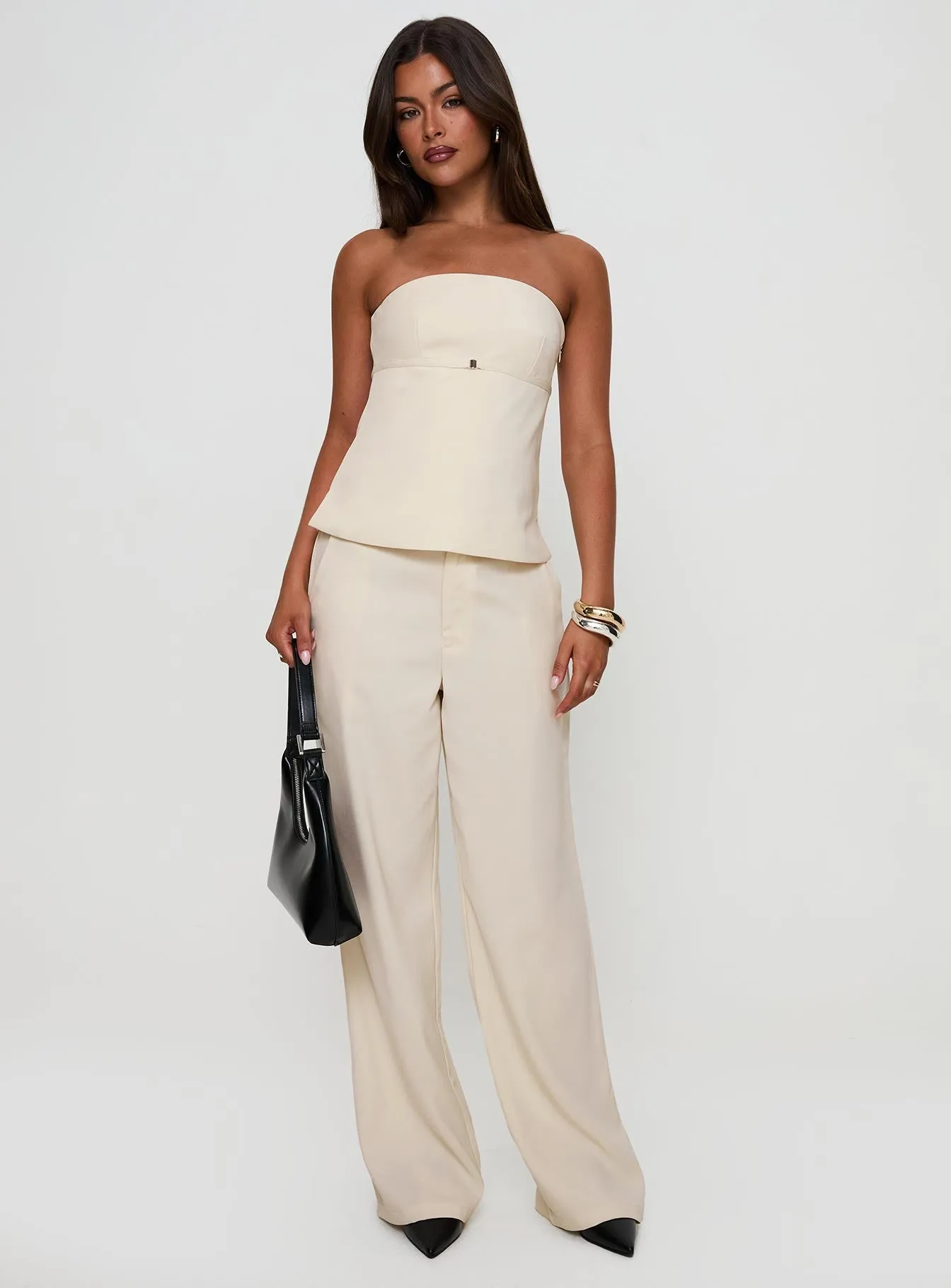 Irresistible Wide Leg Pant Cream