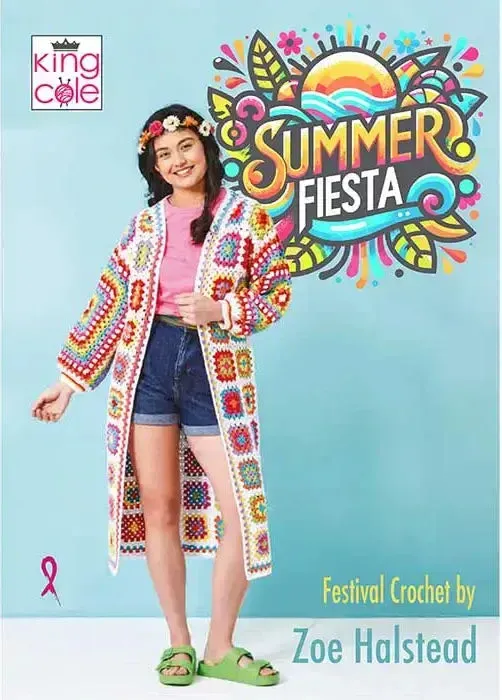 King Cole Summer Fiesta Crochet - Book 1