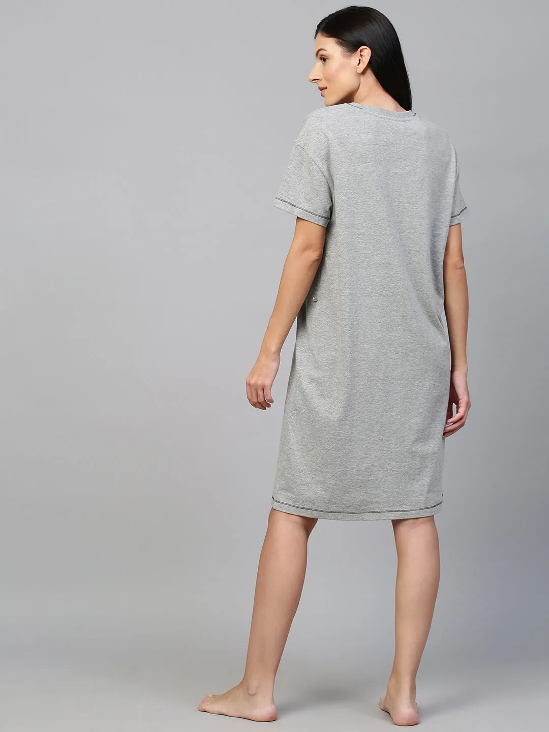 KNIT TEE DRESS