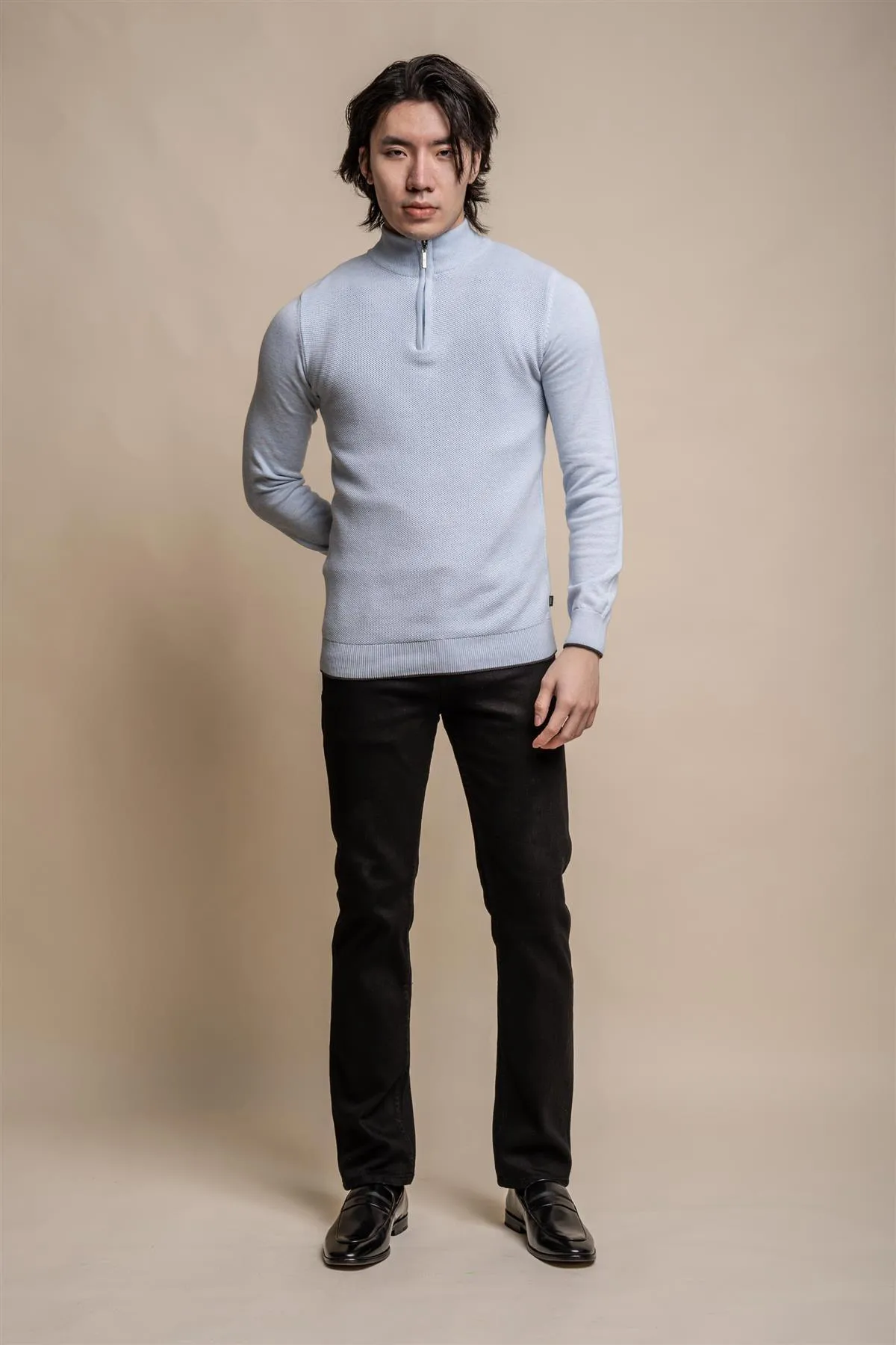 Kyle Half Zip Knit