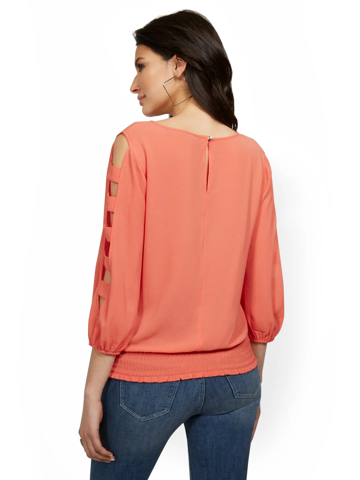 Ladder-Sleeve Top