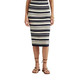 LAUREN RALPH LAUREN Petite Striped Pencil Skirt