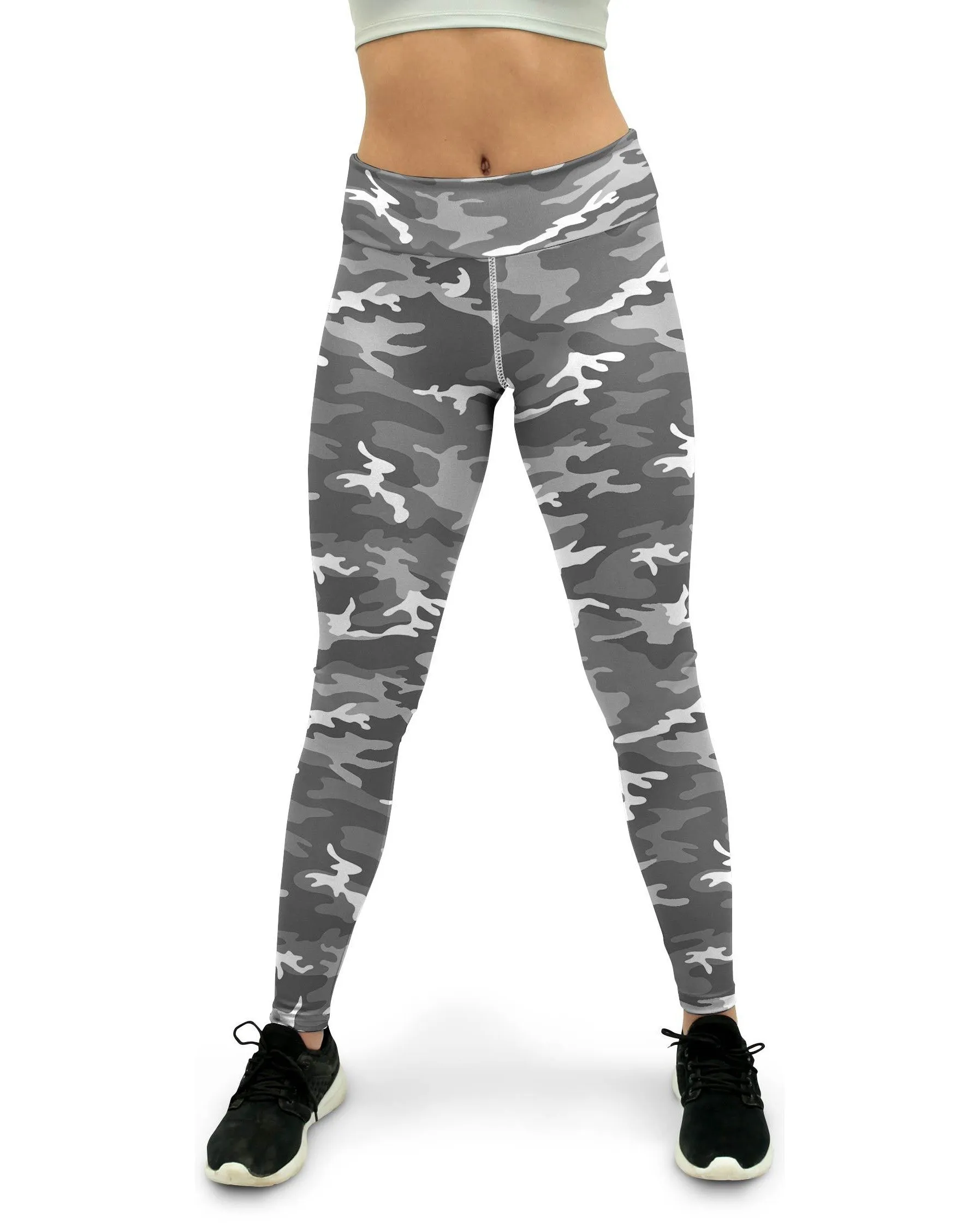 Light Grey Camo Yoga Pants