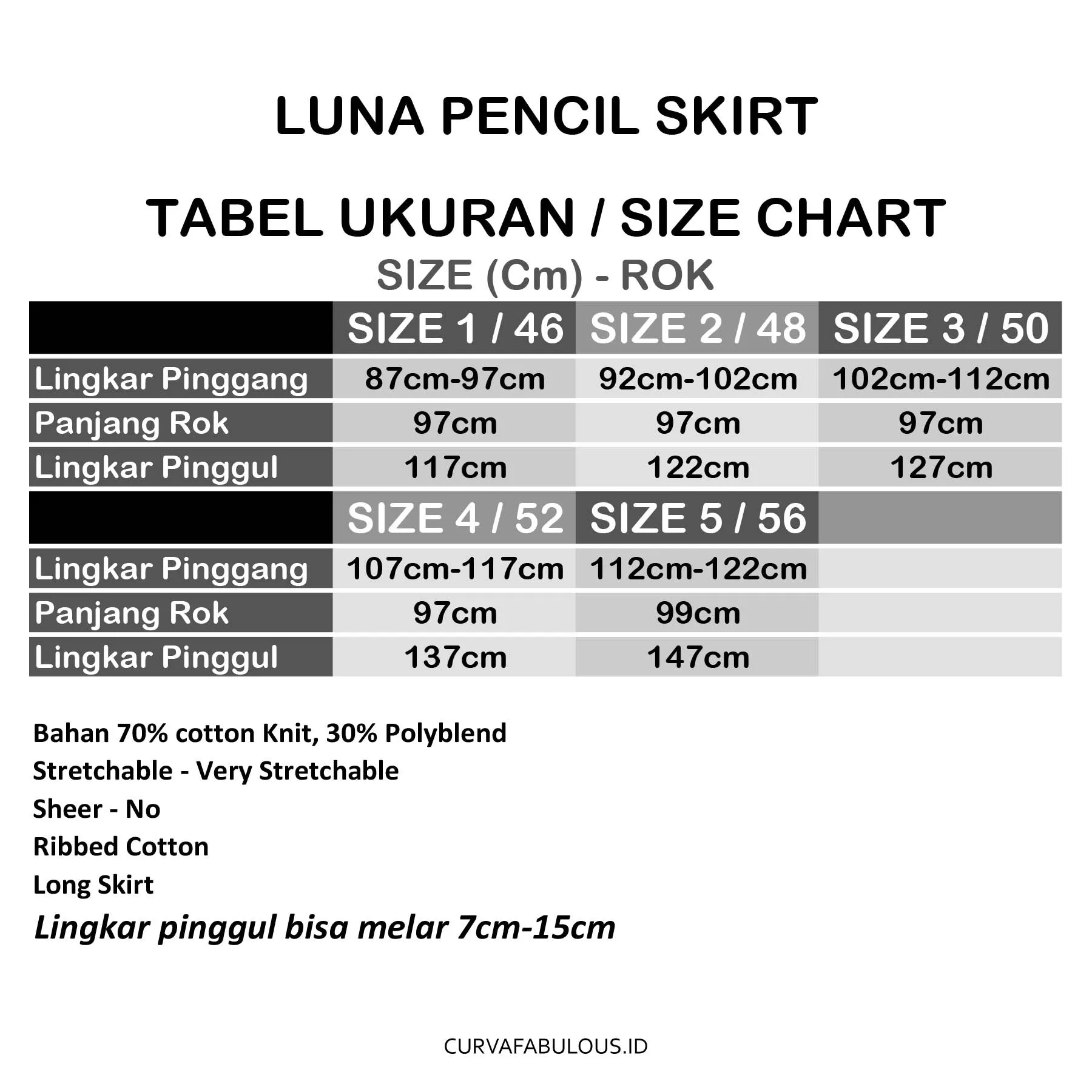 Luna Pencil Skirt - Pastel Series