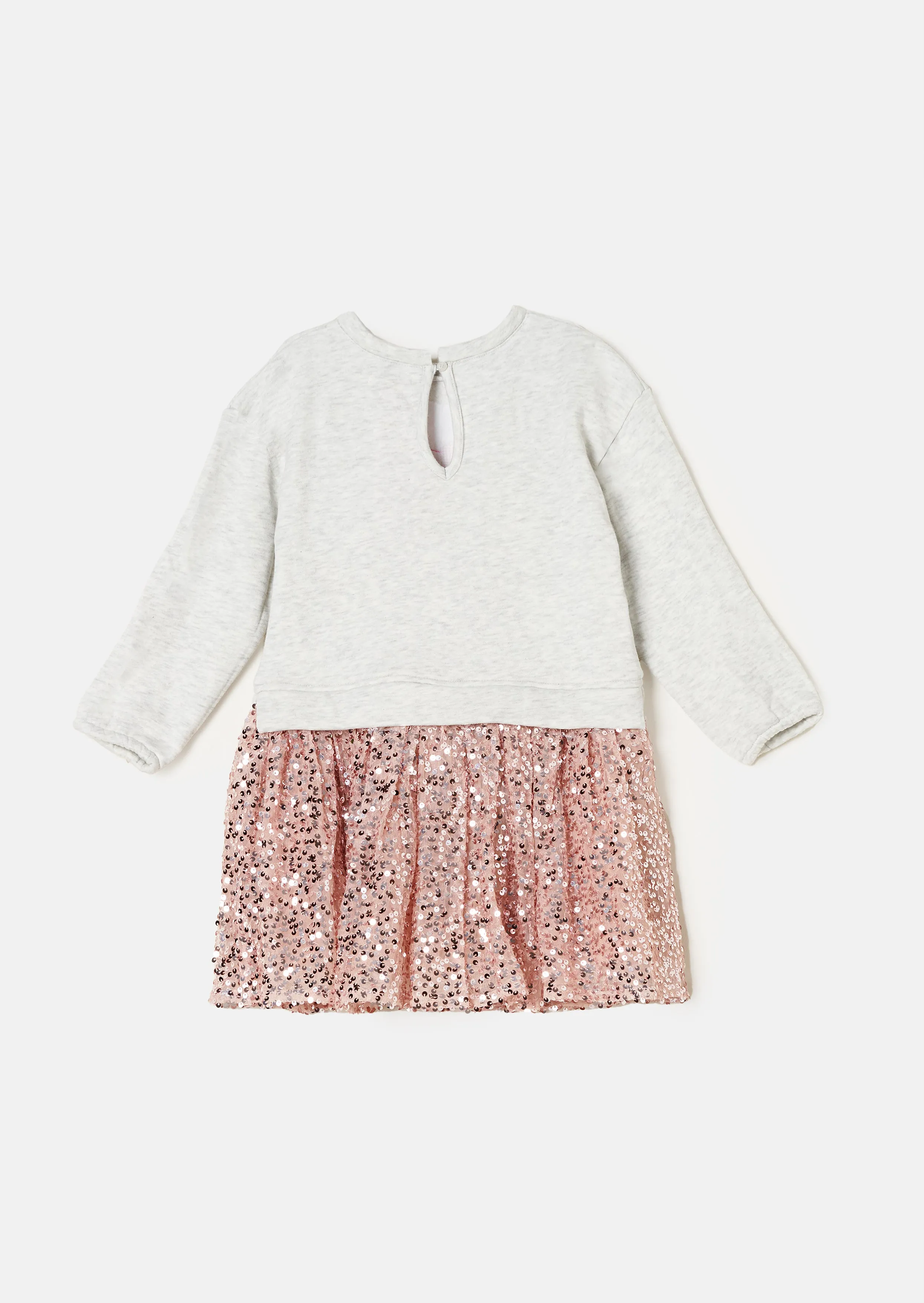 Madelyn Sequin Skirt Sweat Dress