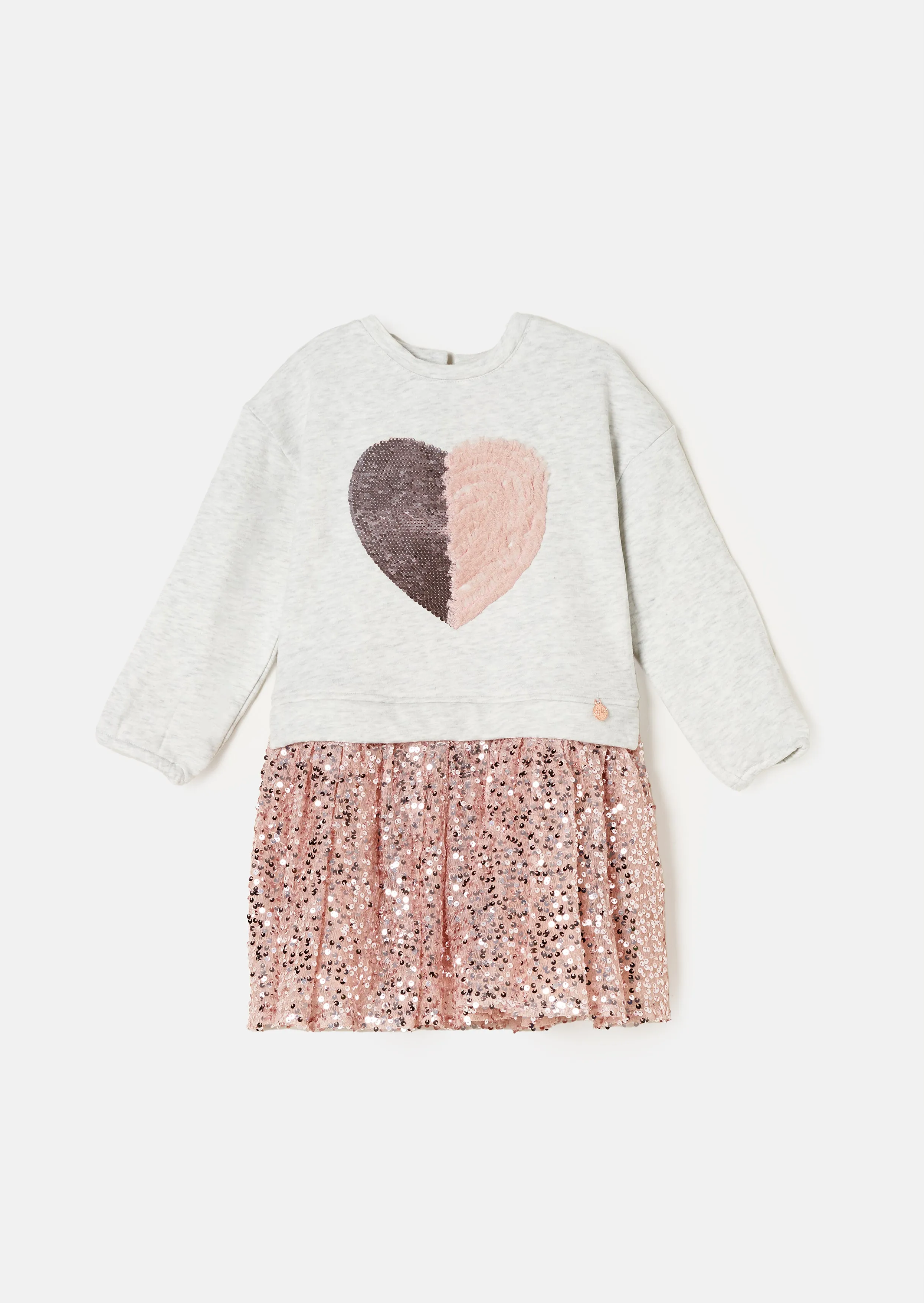 Madelyn Sequin Skirt Sweat Dress