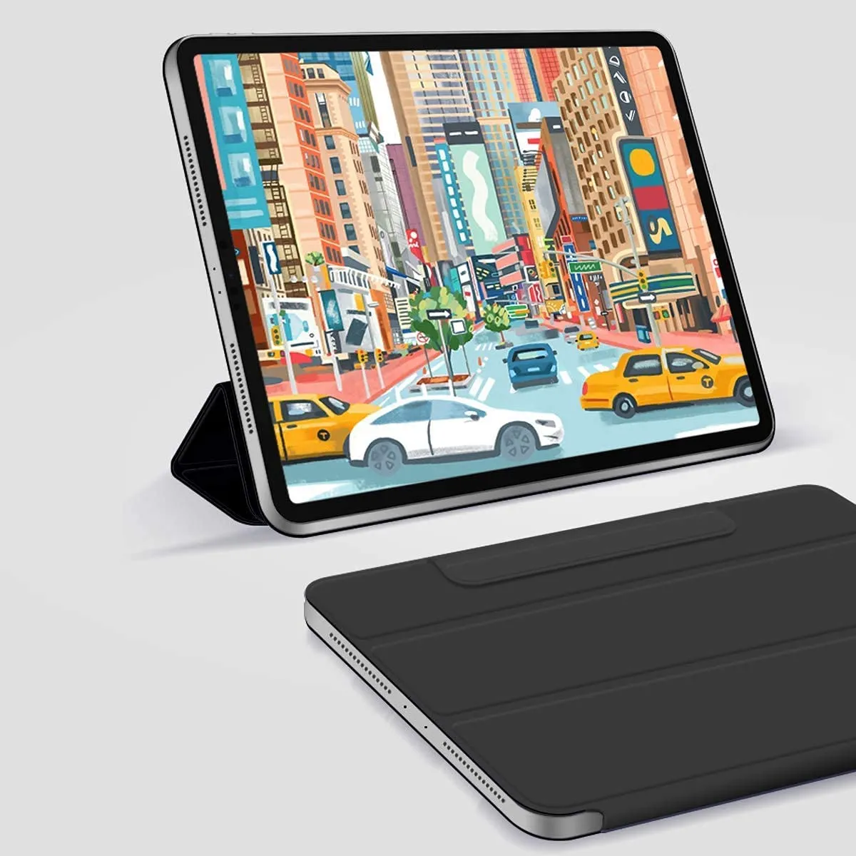 Magnetic Smart Cover for iPad Pro 12.9" M2/M1, 6th / 5th Gen / 4th Gen, 2020