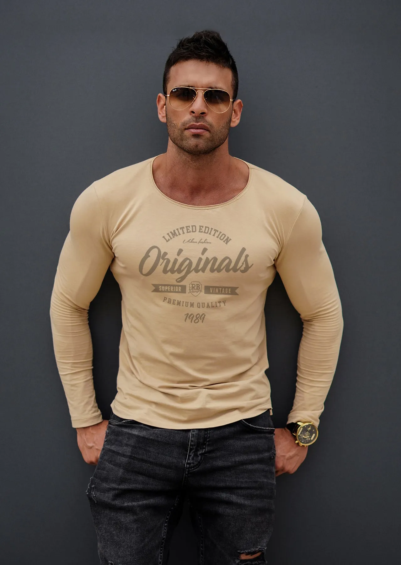 Mens Long Sleeve T-shirt "Originals" MD961