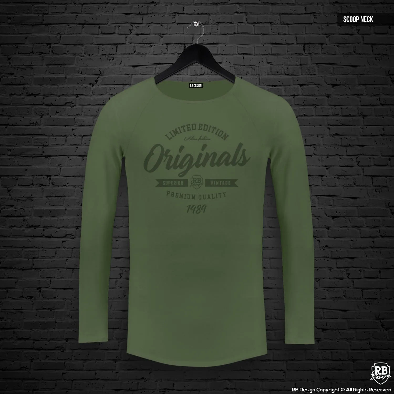 Mens Long Sleeve T-shirt "Originals" MD961