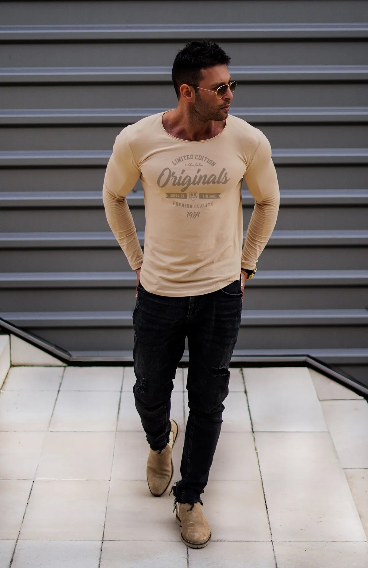 Mens Long Sleeve T-shirt "Originals" MD961