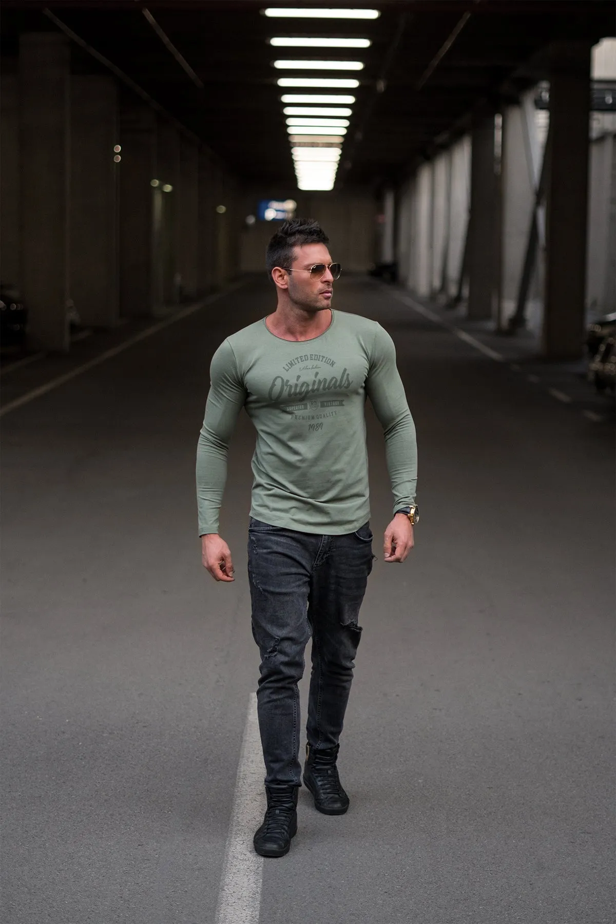 Mens Long Sleeve T-shirt "Originals" MD961