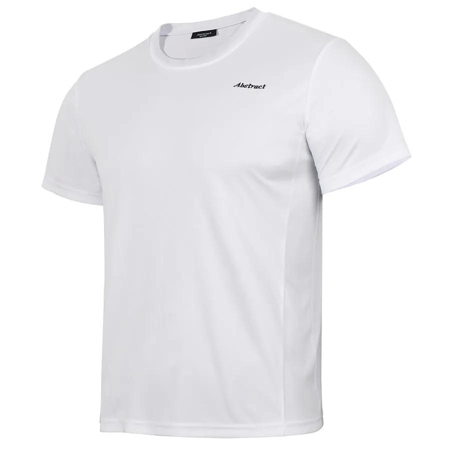 Mens Short Sleeve White Swim Top