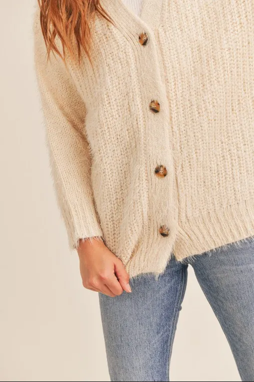 Mohair Texture Cardigan