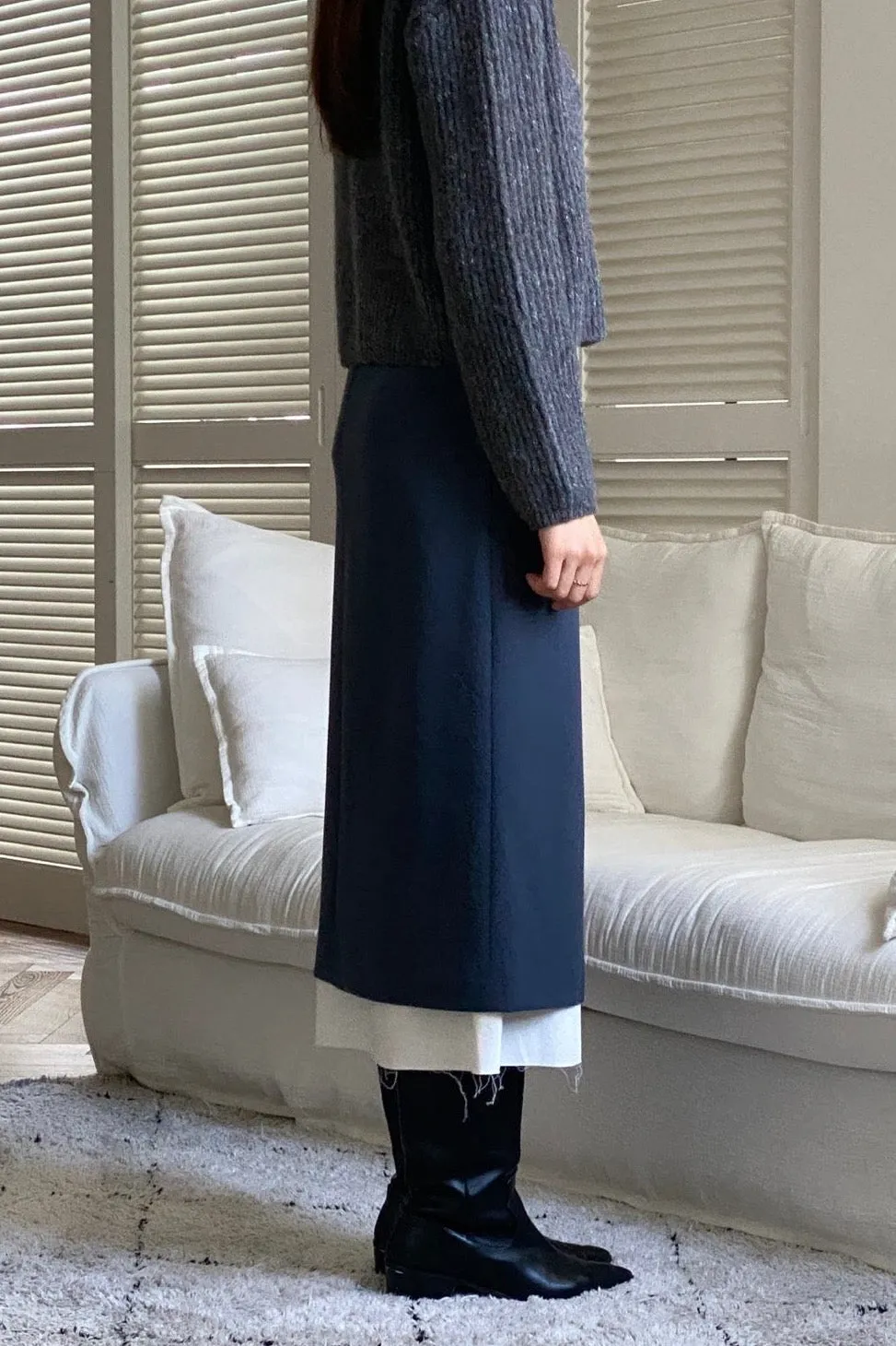 Mono Layer Span Skirt