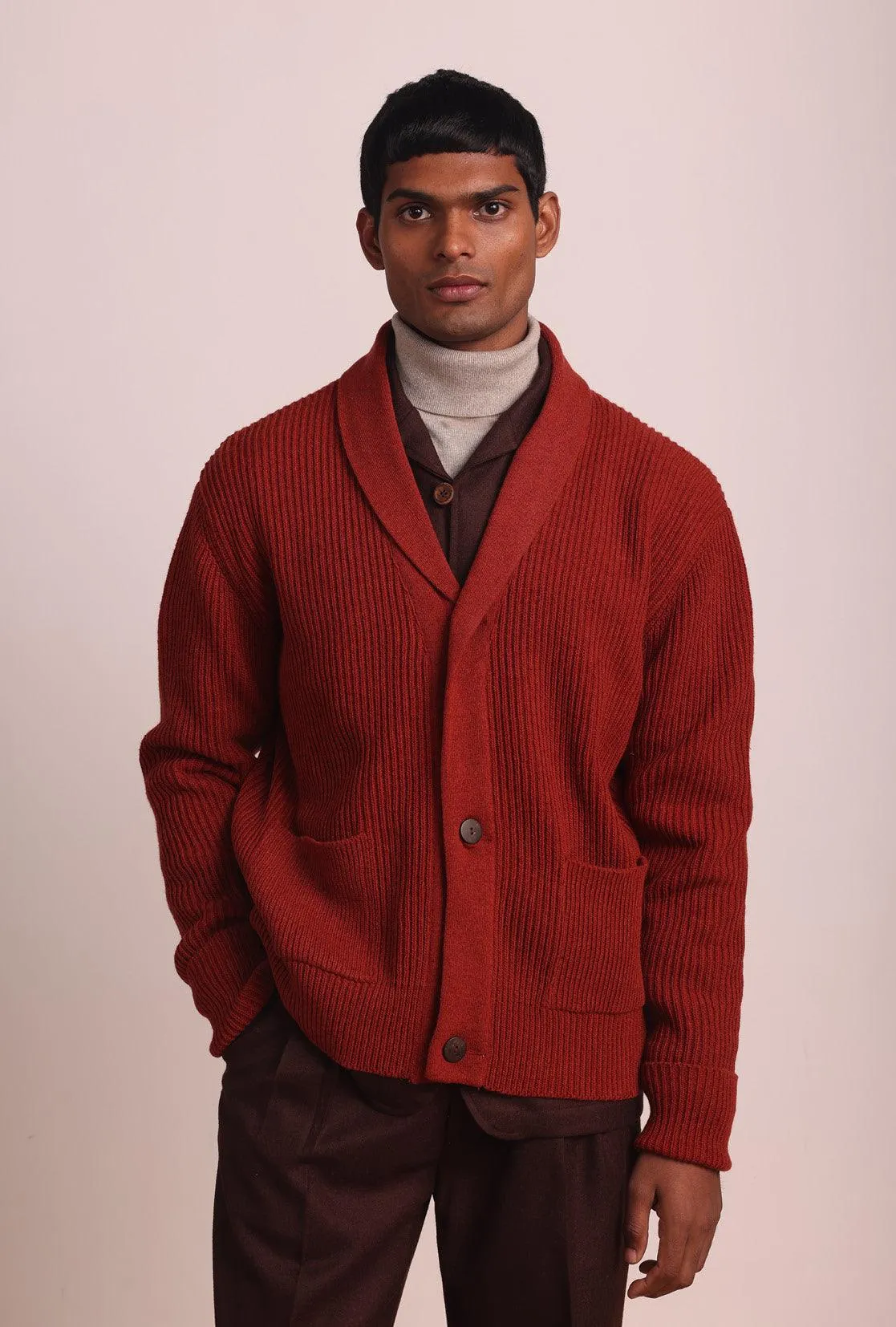 MONTGOMERY SHAWL COLLAR CARDIGAN