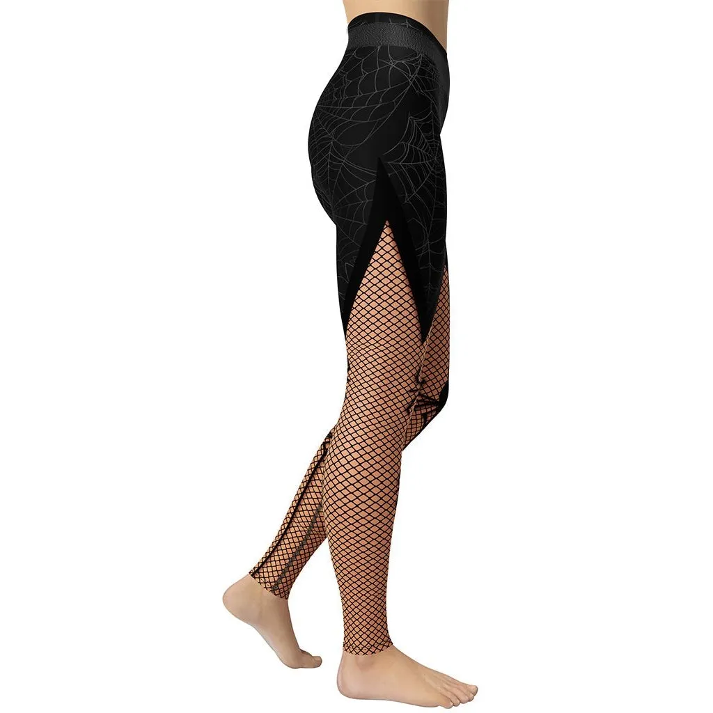 Naughty Halloween Yoga Leggings