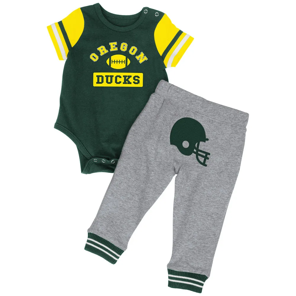 Oregon Lil Champ Football Bodysuit and Pant Set