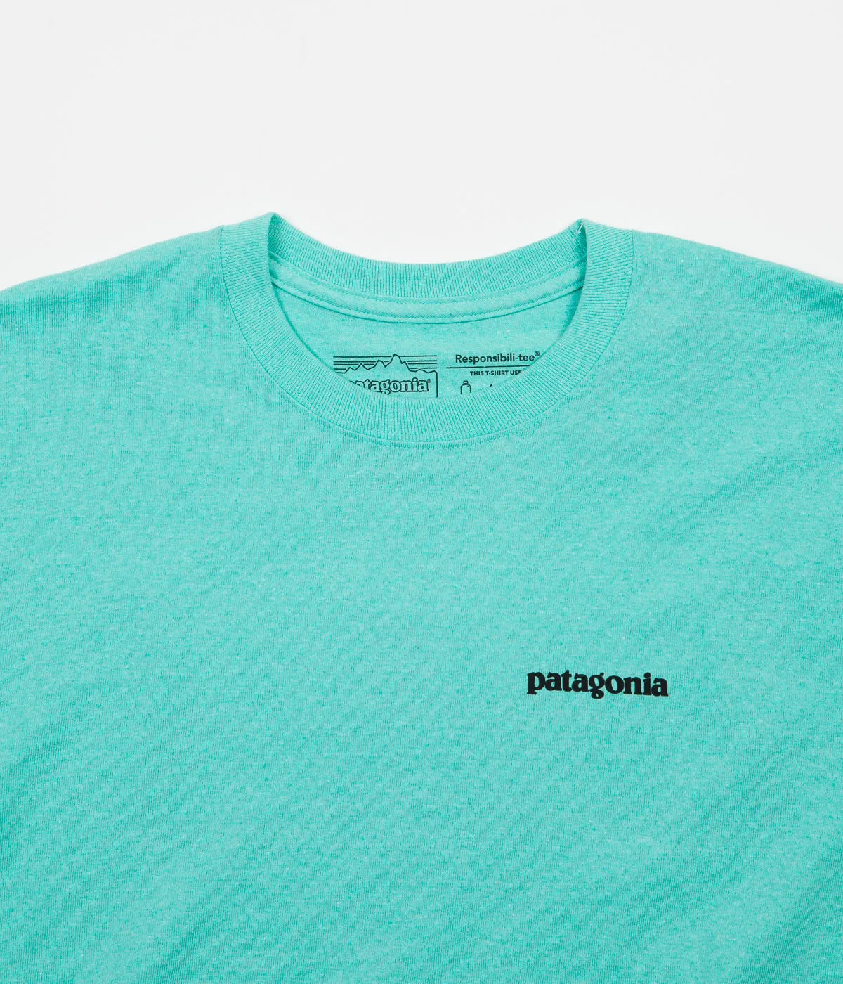 Patagonia P-6 Logo Responsibili-Tee Long Sleeve T-Shirt - Vjosa Green