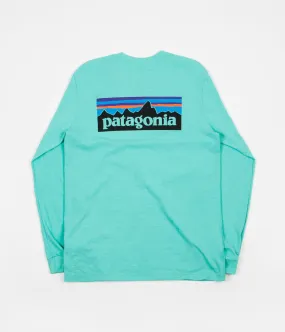 Patagonia P-6 Logo Responsibili-Tee Long Sleeve T-Shirt - Vjosa Green