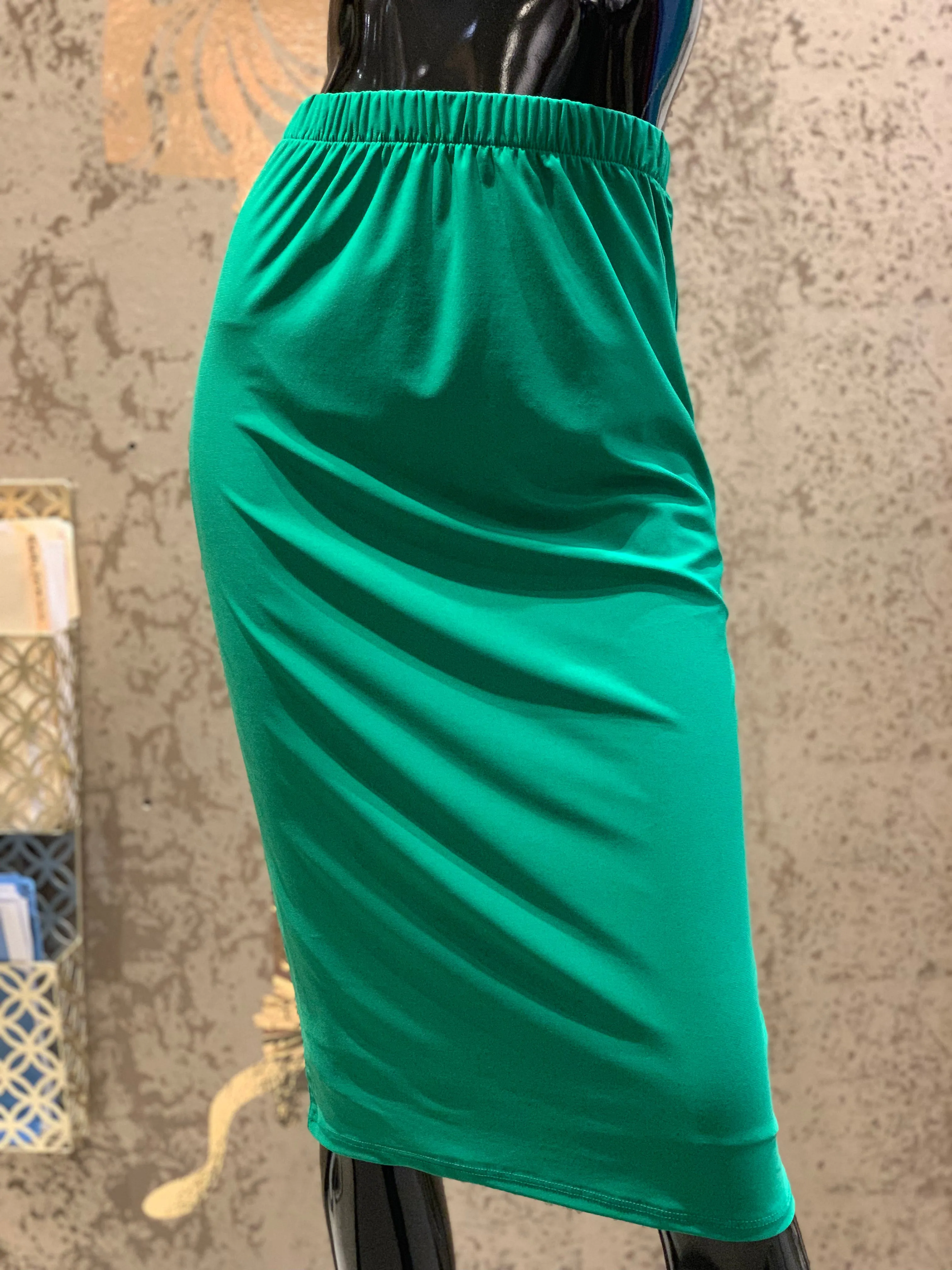 Pencil Skirt Kelly Green