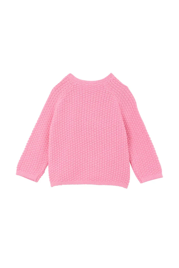 Pink Baby Knit Cardigan