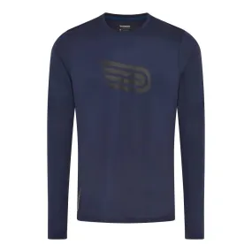 Pressio Perform Long Sleeve Top (Mens) - Ocean Blue