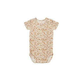 QUINCY MAE - Bamboo Short Sleeve Bodysuit | Marigold