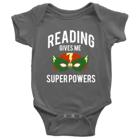 "Reading gives me"BABY BODYSUITS