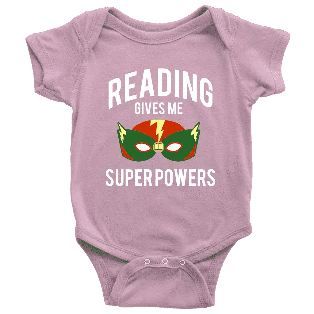 "Reading gives me"BABY BODYSUITS