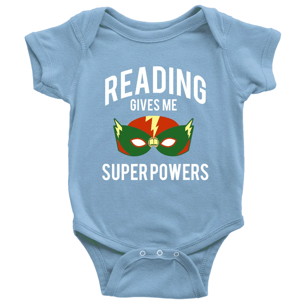 "Reading gives me"BABY BODYSUITS