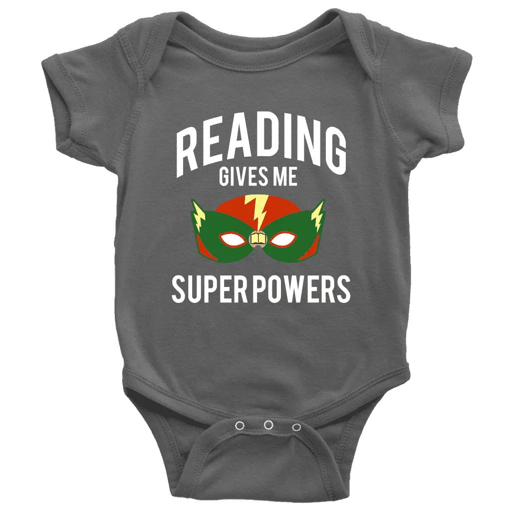 "Reading gives me"BABY BODYSUITS