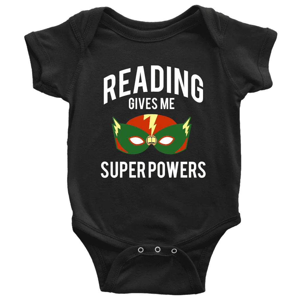 "Reading gives me"BABY BODYSUITS