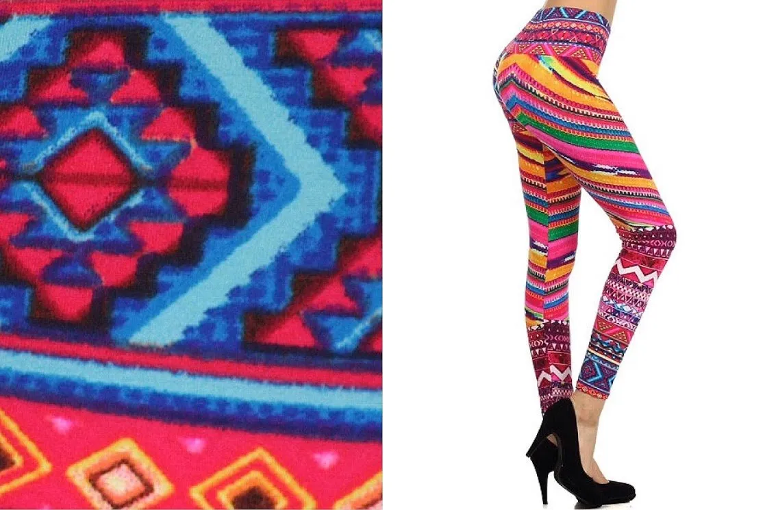 Rainbow Water Tribal Leggings