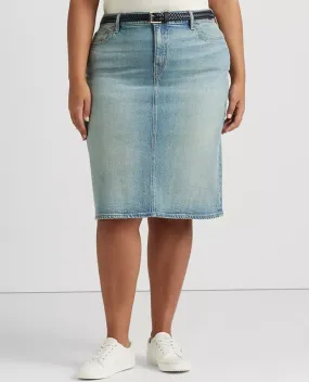 RALPH LAUREN Denim Pencil Skirt