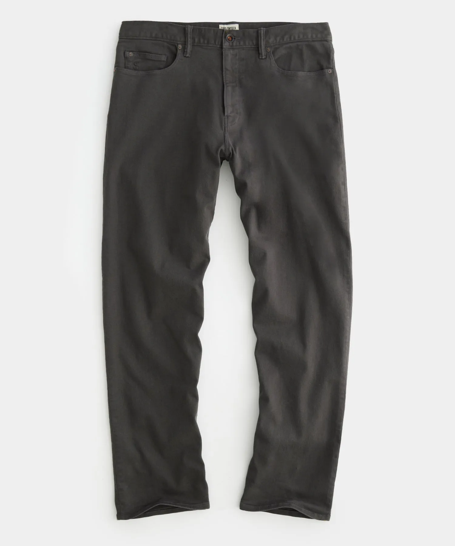 Relaxed Fit 5-Pocket Chino in Dark Granite