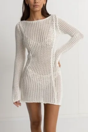 RHYTHM Seashell Crochet dress