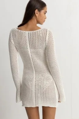 RHYTHM Seashell Crochet dress