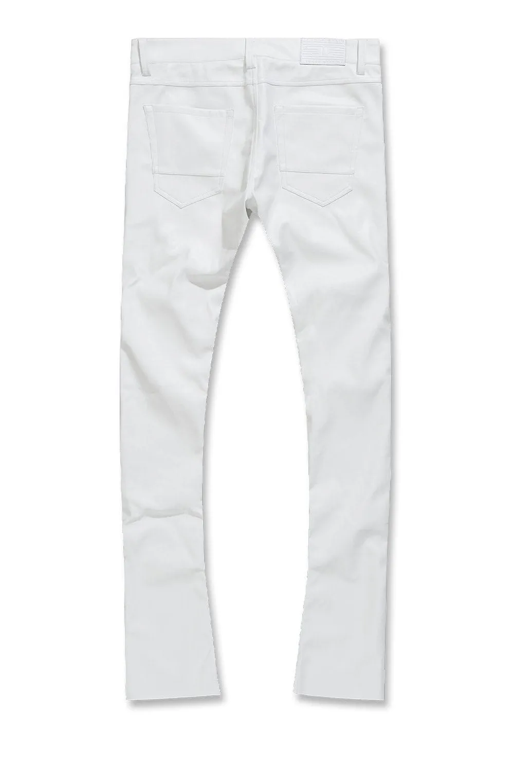 Ross Stacked - Thriller Pants (White)