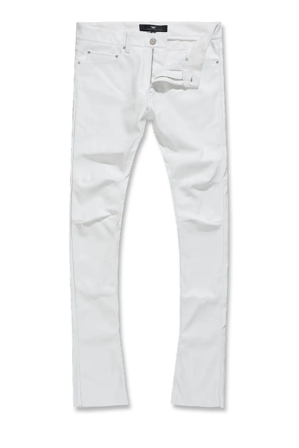 Ross Stacked - Thriller Pants (White)