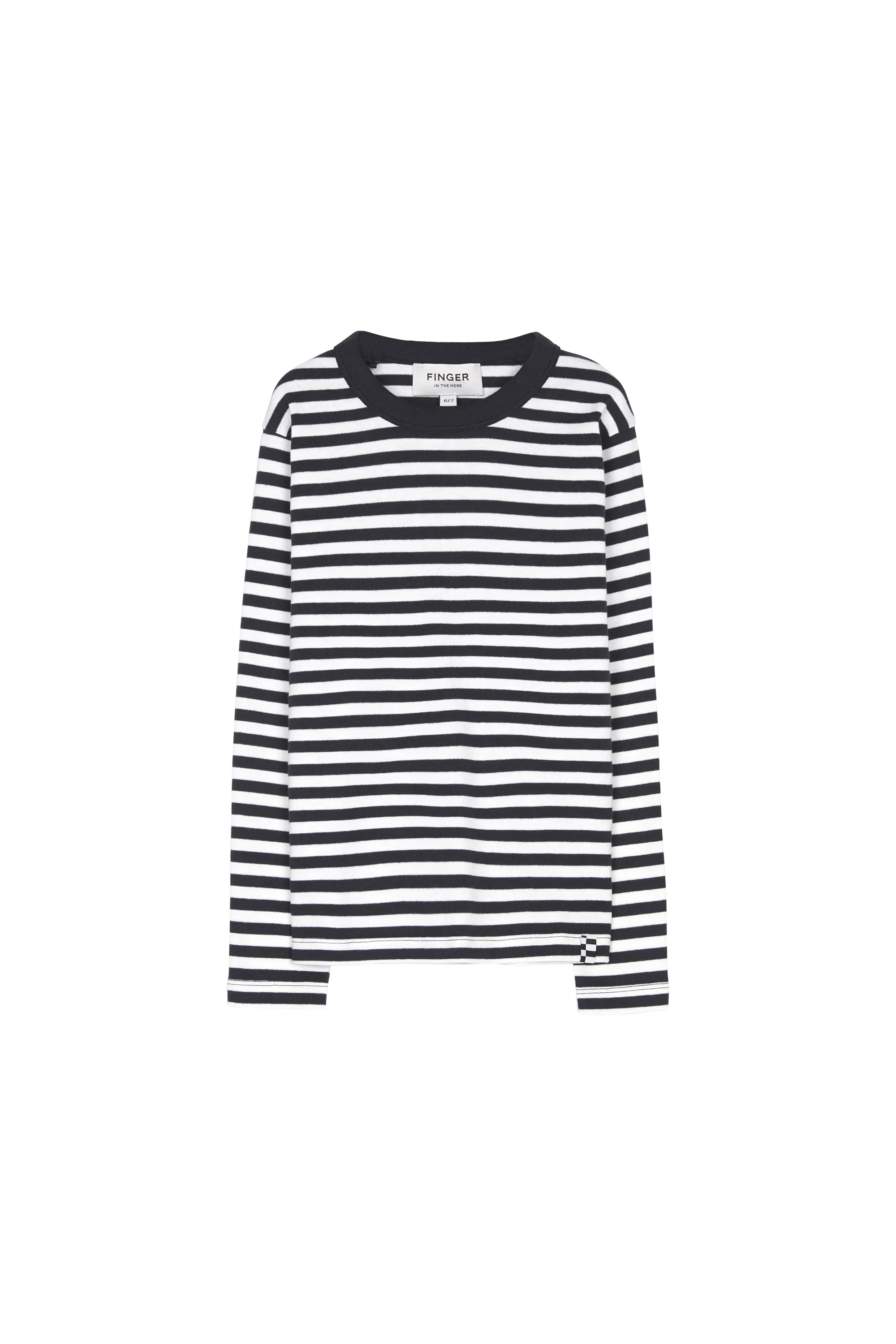 SAILING Winter Black / Ecru Stripes - Long Sleeve T-Shirt