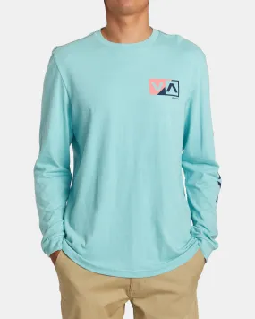 Shifted Long Sleeve Tee - Nile Blue