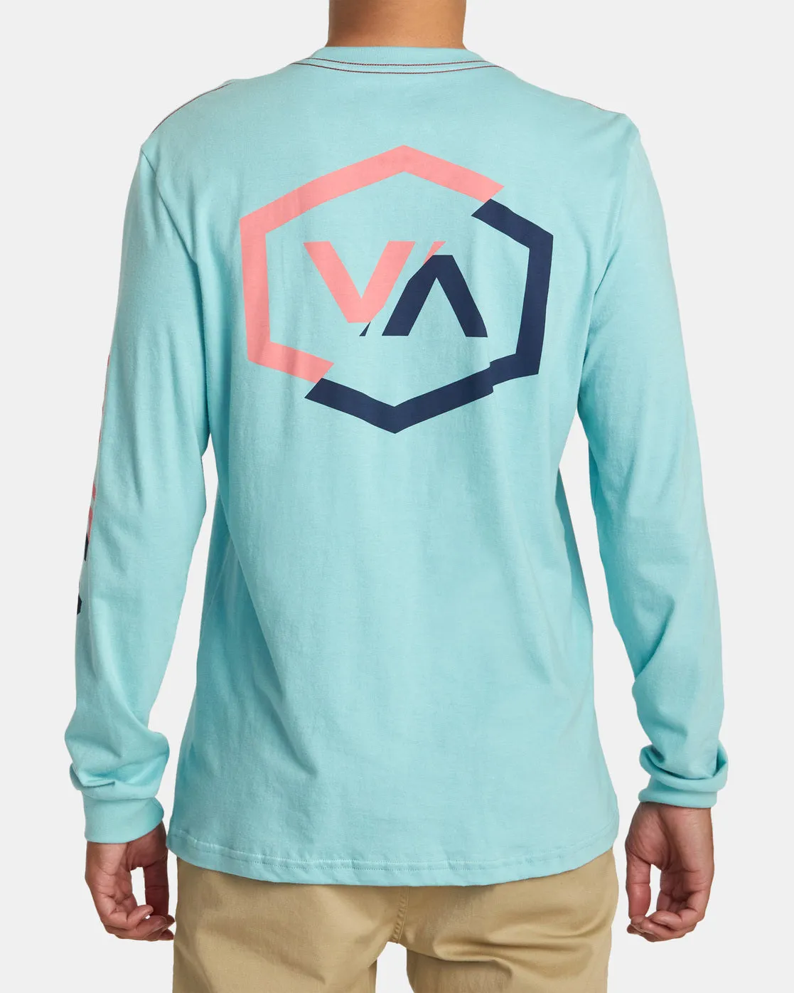 Shifted Long Sleeve Tee - Nile Blue