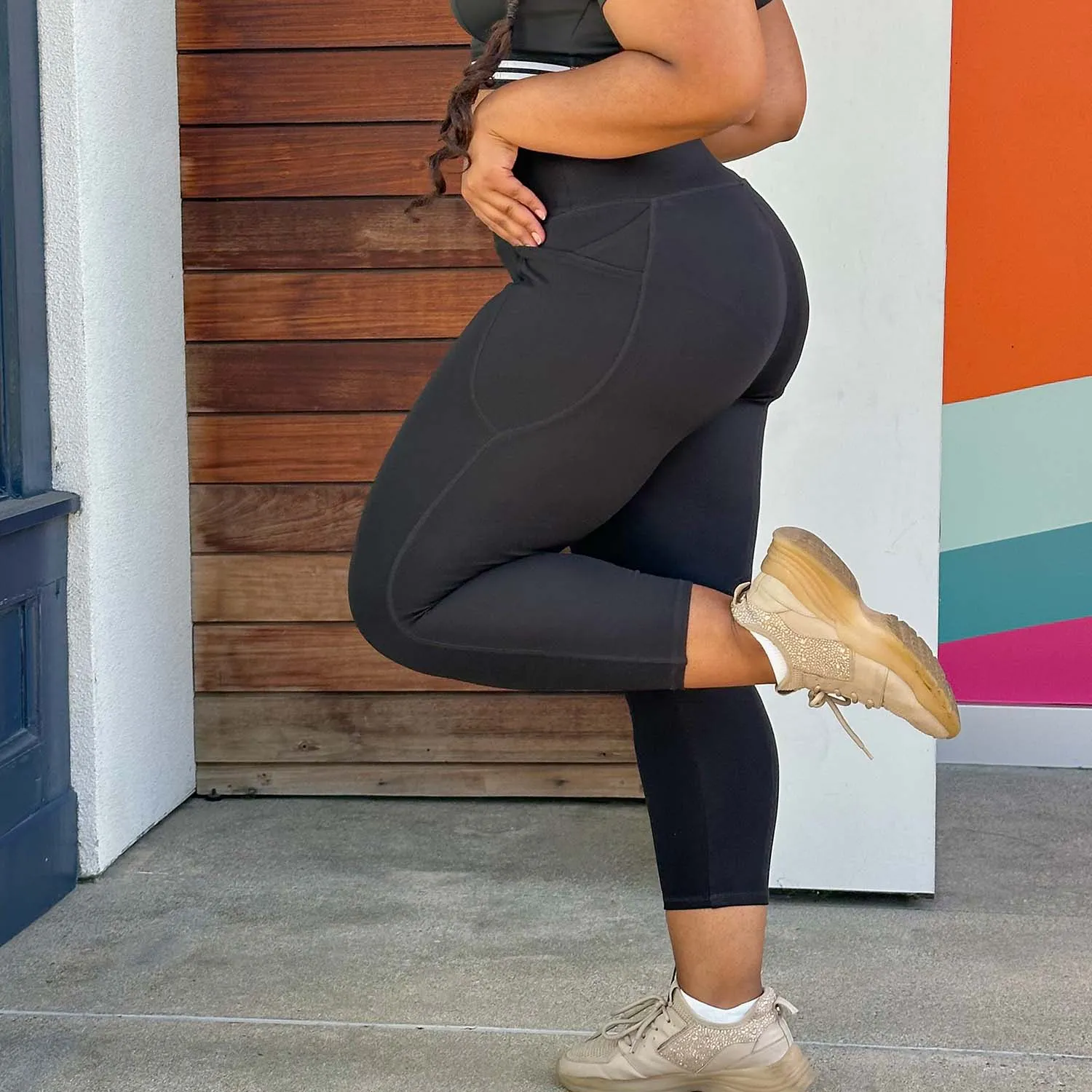 Short Squat Proof Leggings - Black (V2)